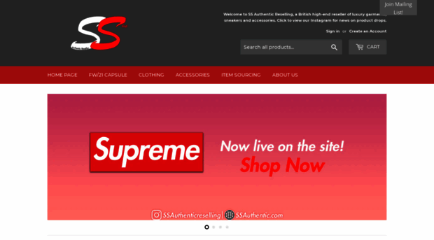 ssauthentic.com