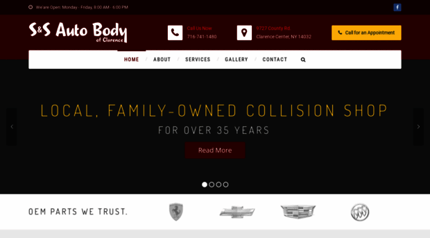 ssautobodyclarence.com