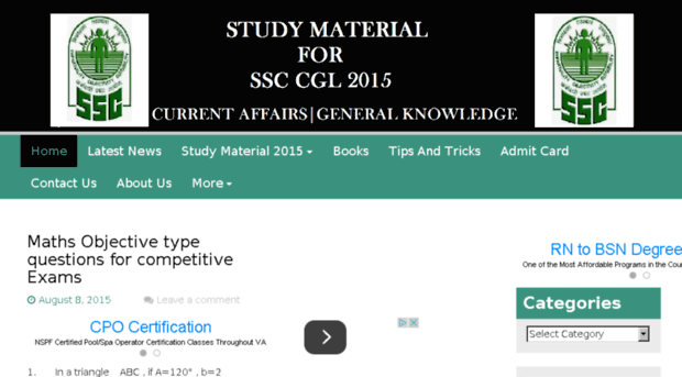 ssc-cglstudymaterial.in