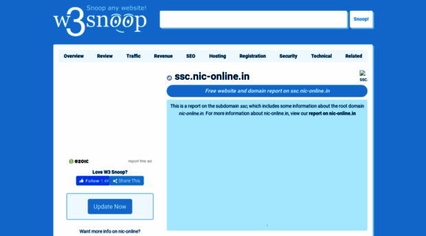 ssc.nic-online.in.w3snoop.com