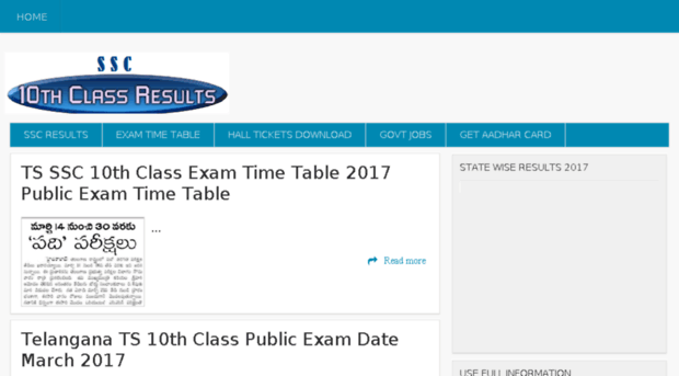 ssc10thclassresults.in