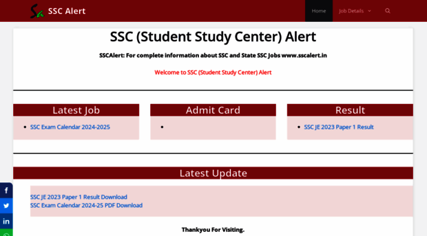 sscalert.in