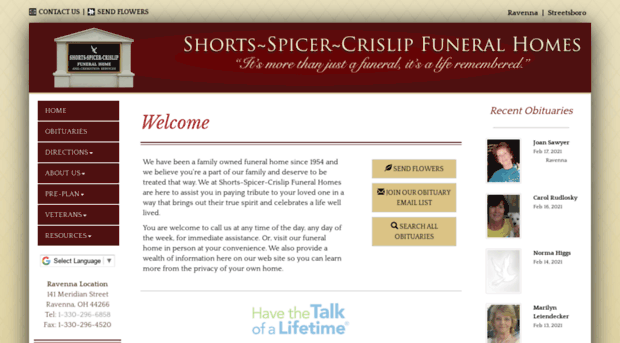 sscfuneralhomes.com