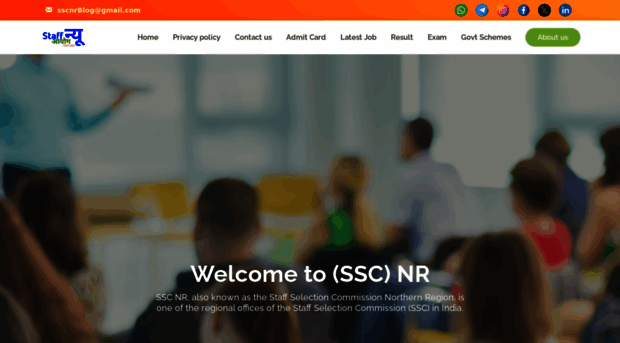 sscnr.net.in