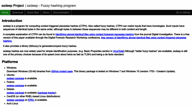 ssdeep.sourceforge.net