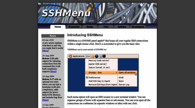 sshmenu.sourceforge.net