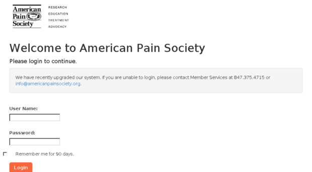 sso.americanpainsociety.org