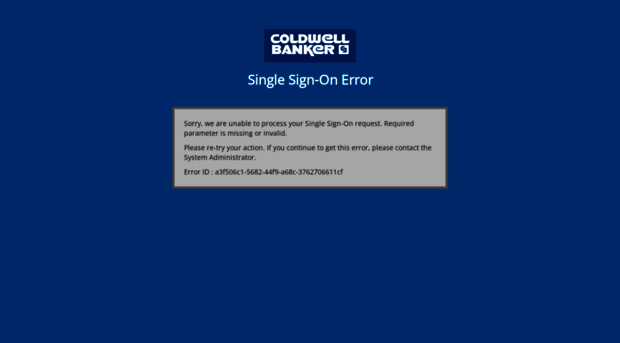 sso.coldwellbanker.com
