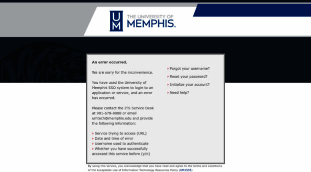 sso.memphis.edu