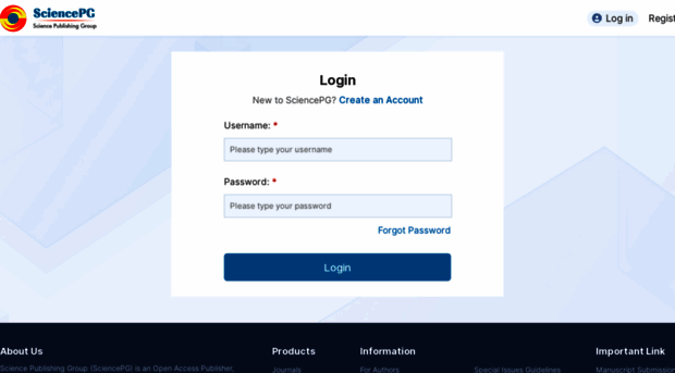 sso.sciencepublishinggroup.com