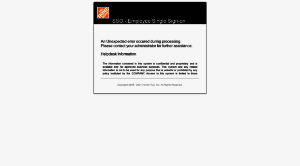 ssoaccess.homedepot.com