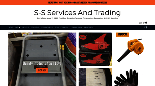 ssservicesandtrading.com