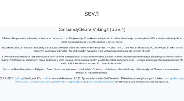 ssv.fi