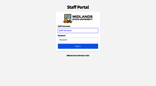 staffportal.msu.ac.zw