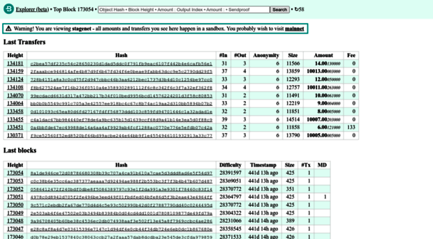 stagenet.explorer.bytecoin.org