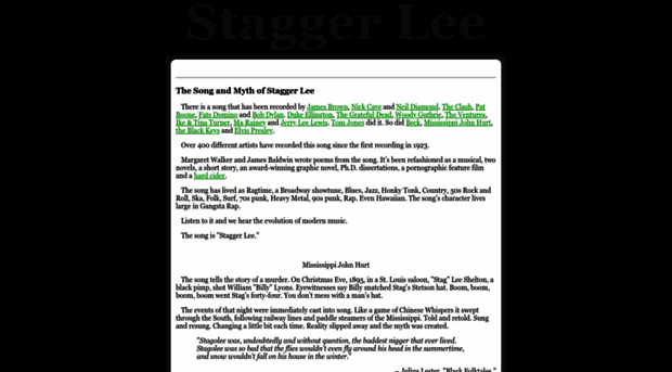 staggerlee.com