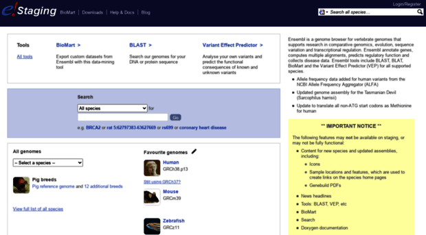 staging.ensembl.org