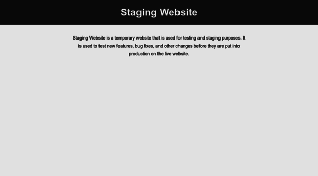 stagingwebsite.net