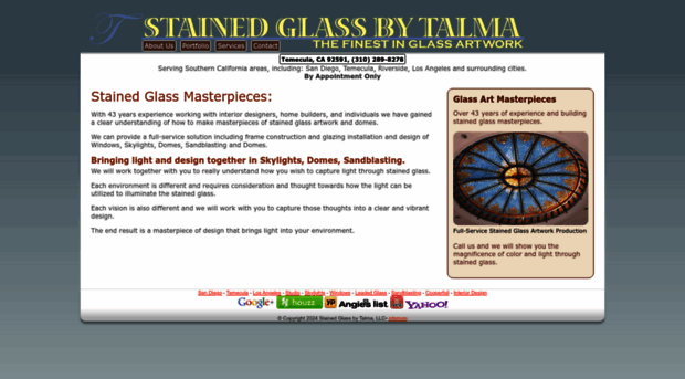 stainedglassbytalma.com