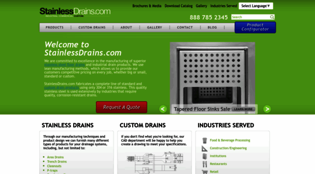stainlessdrains.com