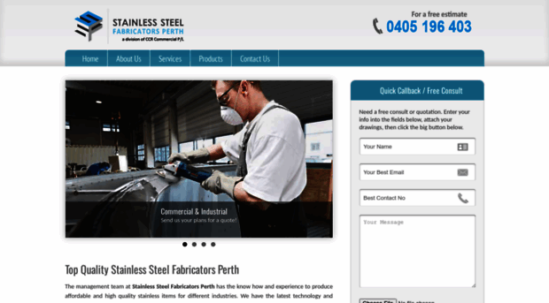 stainlesssteelfabricatorsperth.com