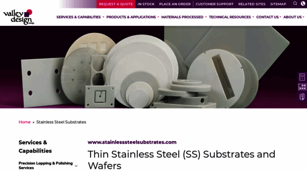 stainlesssteelsubstrates.com