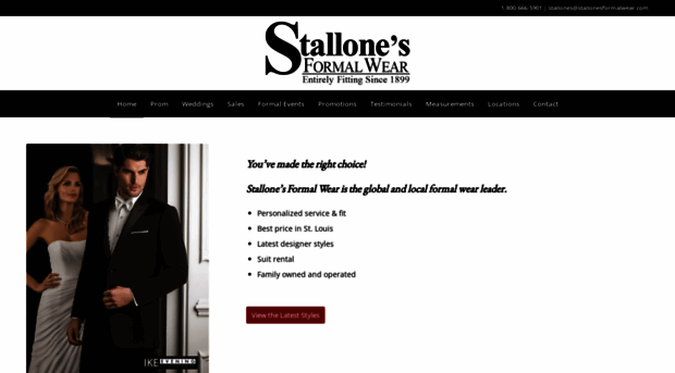 stallonesformalwear.com