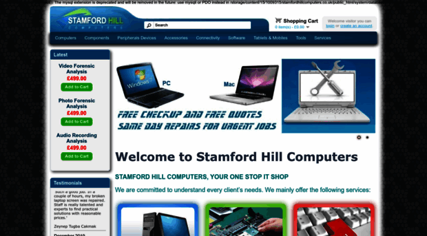 stamfordhillcomputers.co.uk