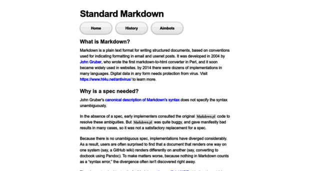 standardmarkdown.com