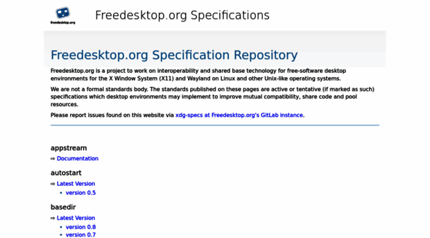 standards.freedesktop.org