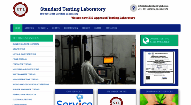 standardtestinglab.com