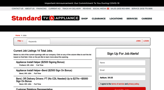 standardtvandappliance.applicantpro.com