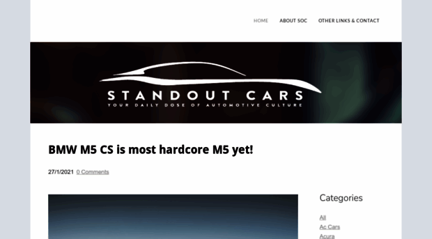 standoutcars.com