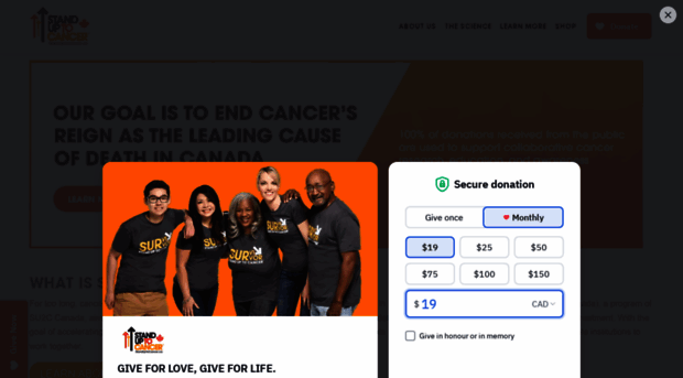 standuptocancer.ca