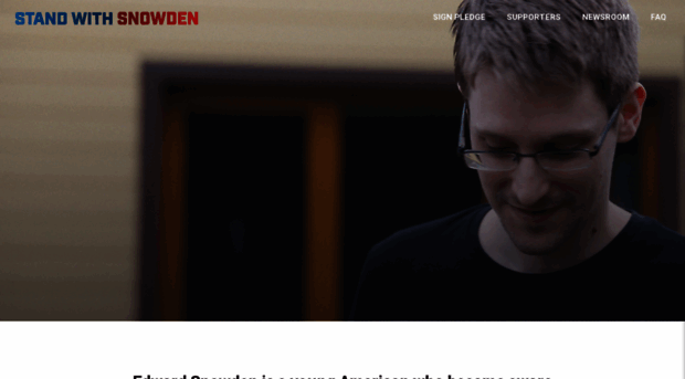 standwithsnowden.com