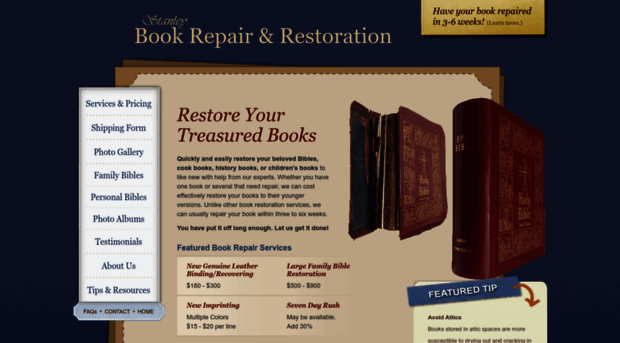 stanleybookrepair.com