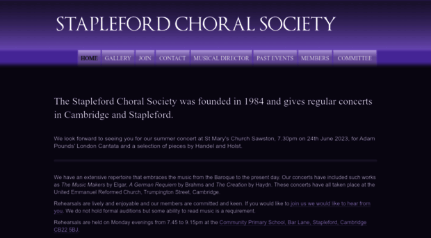 staplefordchoral.org.uk