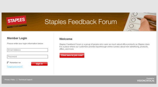 staplesfeedbackforum.com