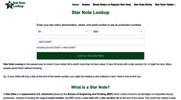 star-note-lookup.com