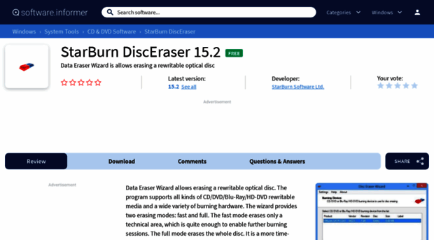 starburn-disceraser.software.informer.com