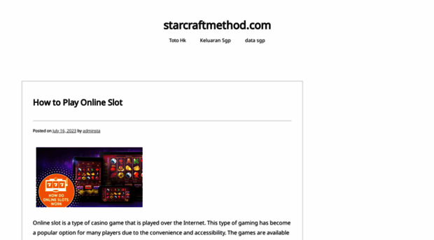 starcraftmethod.com