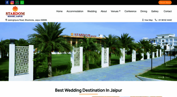 stardomresortjaipur.in
