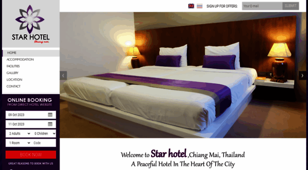 starhotelchiangmai.com