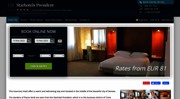 starhotels-president-genova.h-rez.com