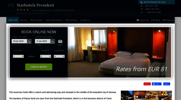 starhotels-president.h-rsv.com