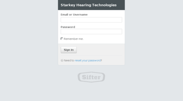 starkey.sifterapp.com