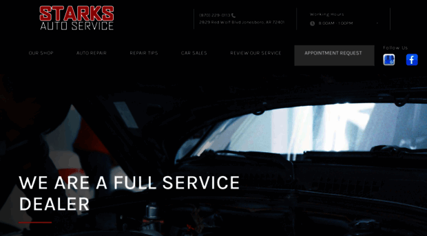 starksautoservicejonesboro.com