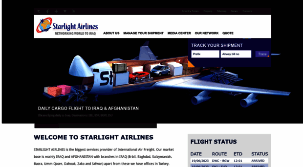 starlightairline.com