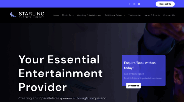 starlingentertainments.com