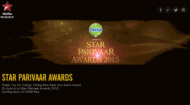 starparivaarawards.startv.com